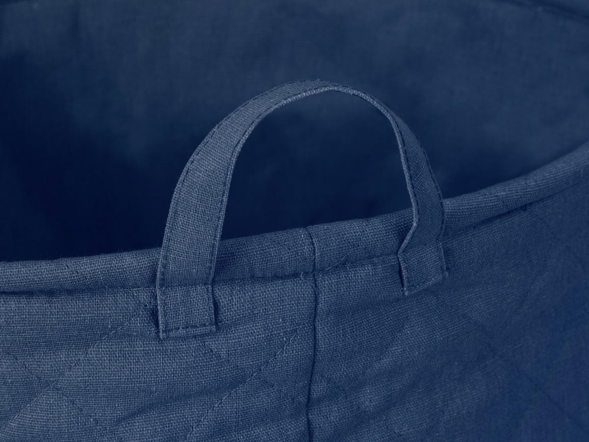 WÄSCHEKORB 67 l - Dunkelblau, Kunststoff (40/54/40cm) - Tom Tailor
