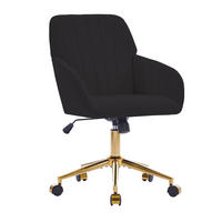 DREHSTUHL DE-41005 mit Rückenlehne höhenverstellbar Schwarz - Schwarz, Metall (60/97/60cm) - ComfortXL