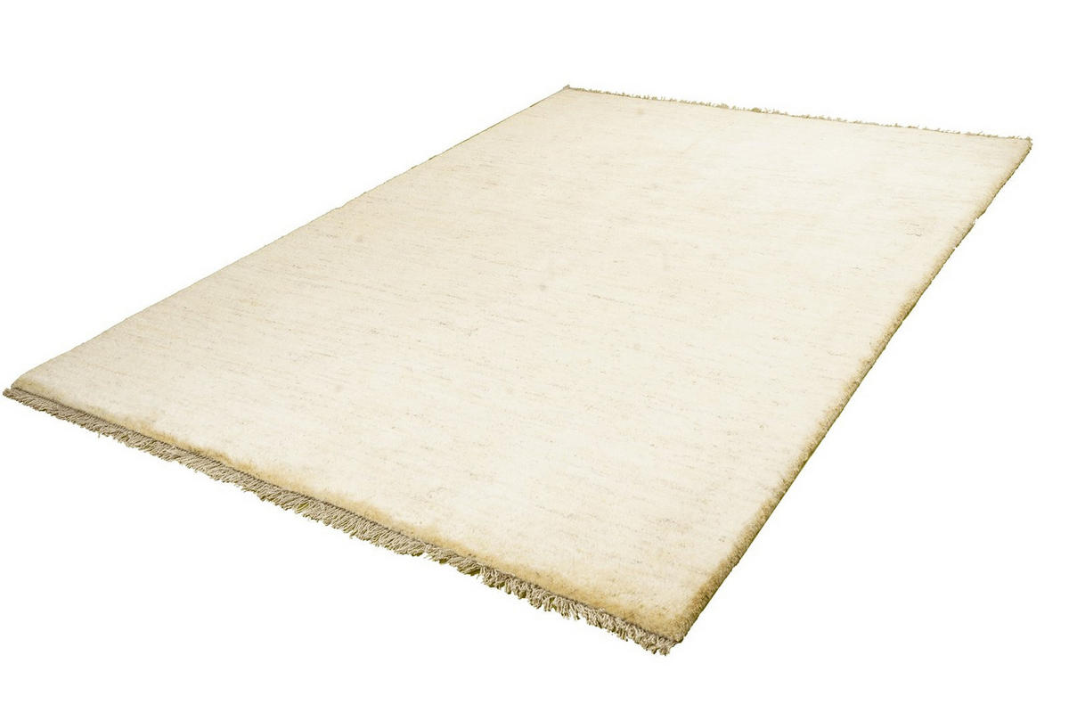 GABBEH-TEPPICH handgeknüpft Beige 240/170 cm Schurwolle - Beige, Textil (170/240cm) - Looma