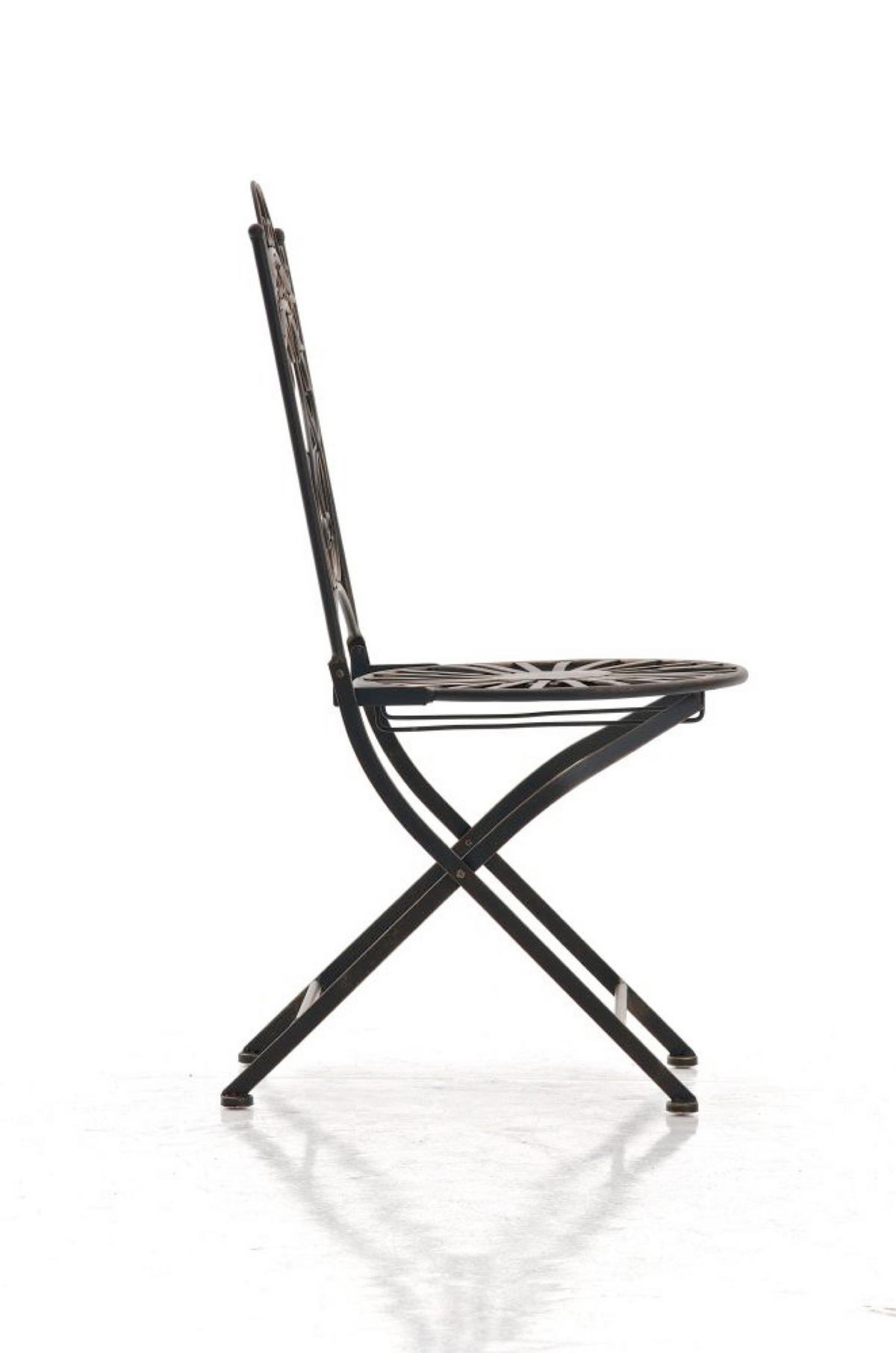 GARTENSTUHL Indi bronze - Braun, Metall (40/92/50cm) - TPFGarden