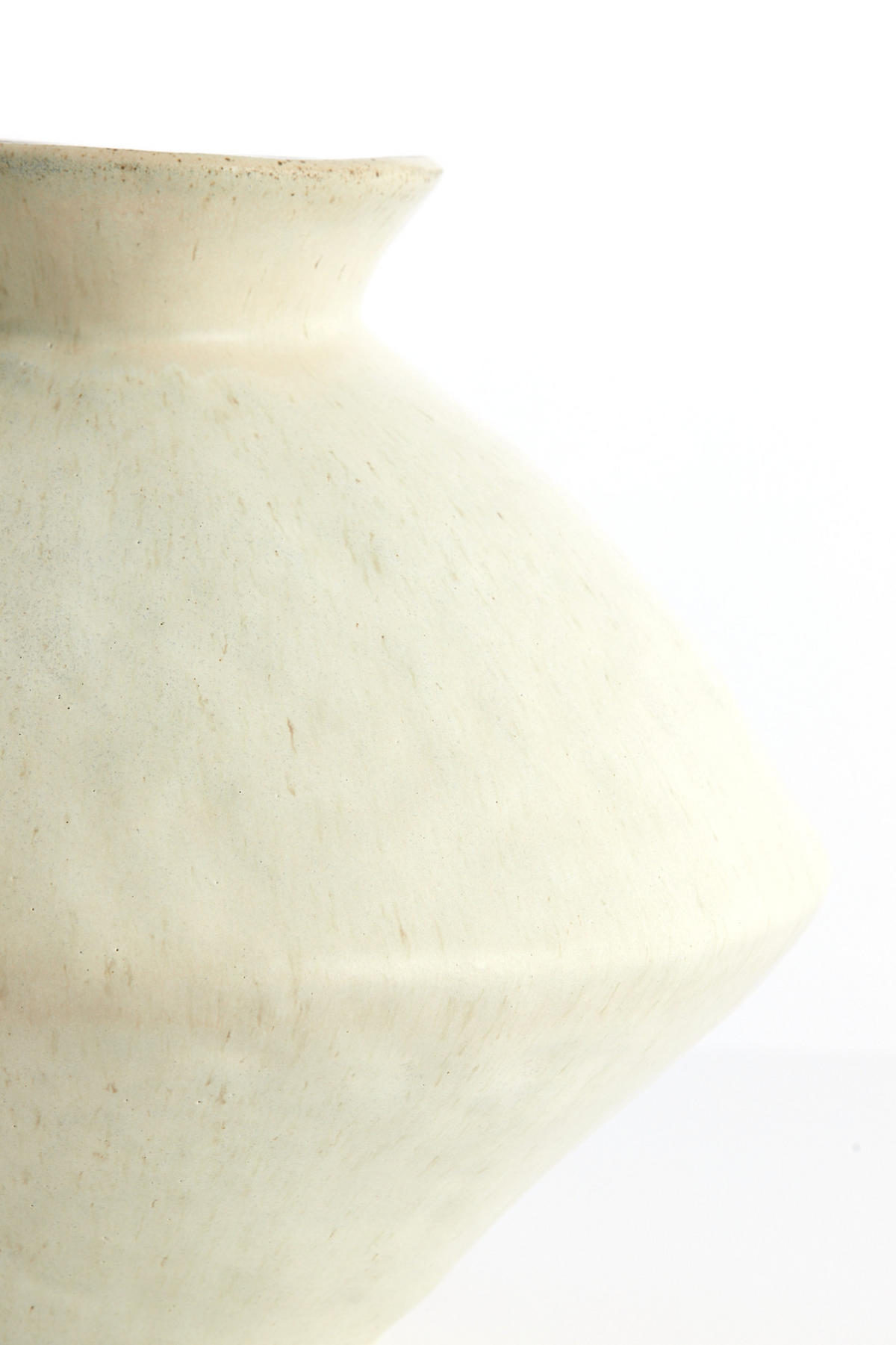 VASE Beato Weiß Ø34/27,5 cm - Weiß, Keramik (27.5cm) - Light & Living