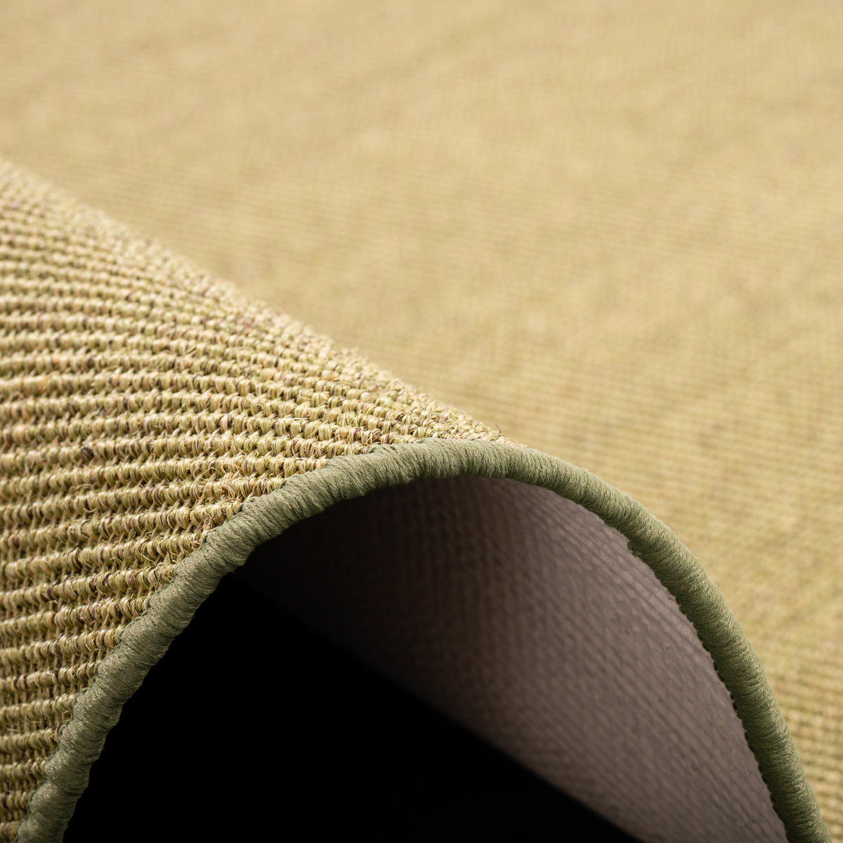 SISAL NATUR TEPPICH RUND - Grün, Textil (160/160cm) - Snapstyle