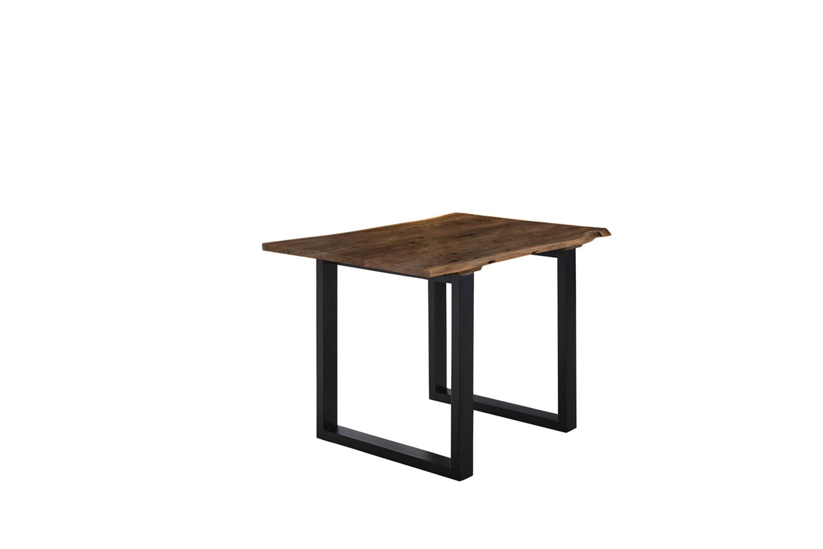 ESSTISCH LUBIN - Schwarz/Braun, Holz/Metall (80/140/77cm) - SAM