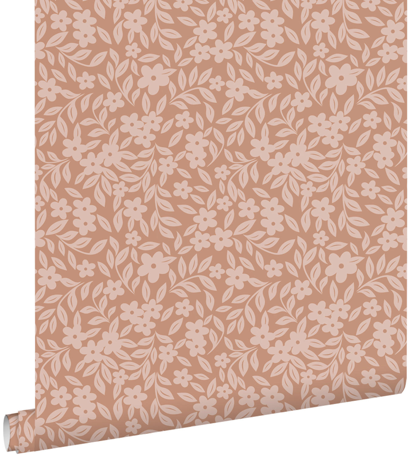 TAPETE Blumen 50 x 900 cm - Pink, Papier (50/0.1cm) - ESTAhome