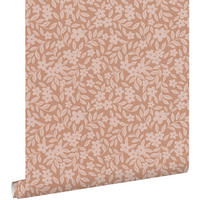 TAPETE Blumen 50 x 900 cm - Pink, Papier (50/0.1cm) - ESTAhome