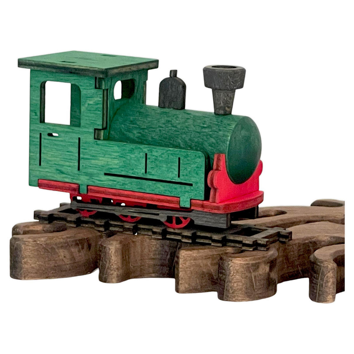 RÄUCHERFIGUR Eule mit Eisenbahn 15 cm - Multicolor, Holz (10/15/10cm)