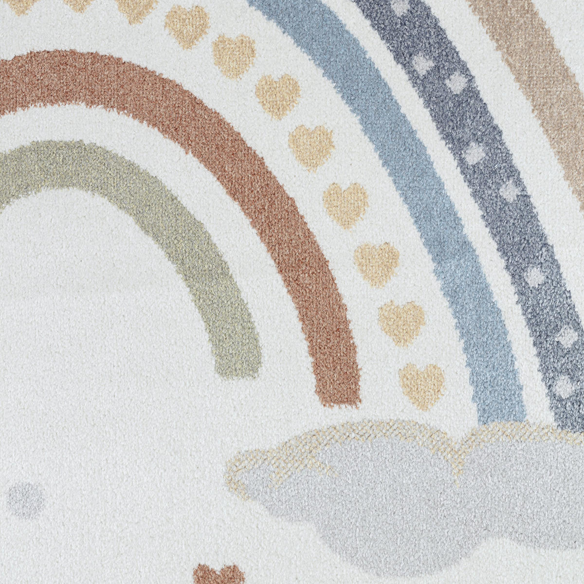 KINDERTEPPICH Maschinenwaschbar 160/213 cm Mehrfarbig - Multicolor, Naturmaterialien/Textil (160/213cm) - LIVABLISS