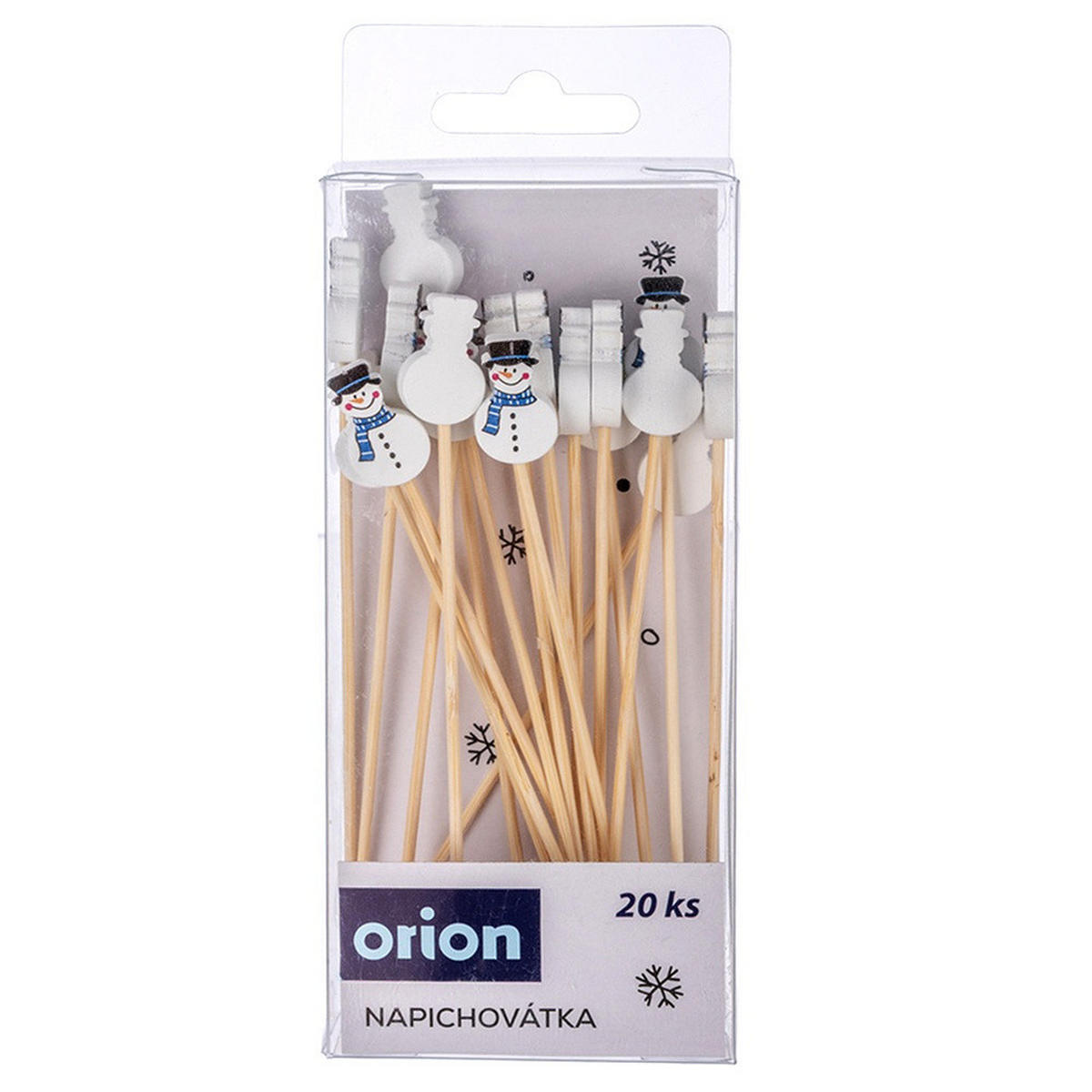 BAMBUS-BURGER-ZAHNSTOCHER 15 cm 50 Stk. - Kirschbaumfarben, Holz (15cm) - Orion 