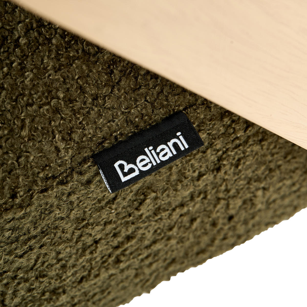 SESSEL Dunkelgrün Skei - Dunkelgrün/Braun, Textil (67/69/66cm) - Beliani