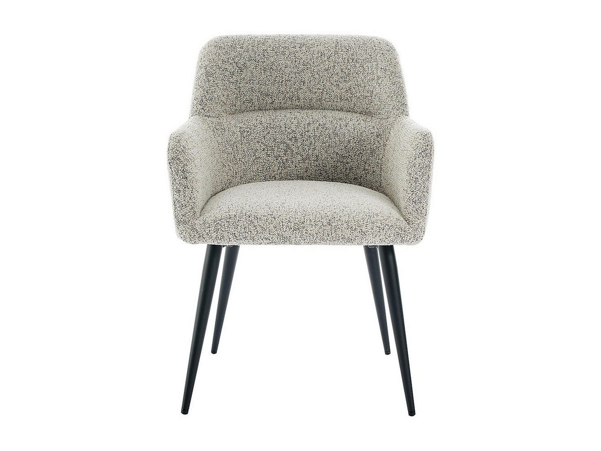 STUHL - 59.5cm x 61cm - Polyester - cremefarben - HEKA - Creme, Textil (59.5/78/61cm) - Vente-Unique