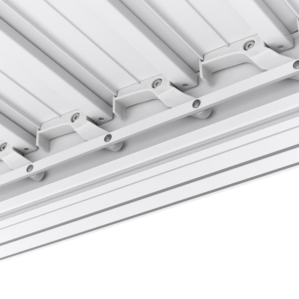ZAHRADNÍ PERGOLA Bílá Forno II - bílá, kov (296/225/296cm) - Beliani