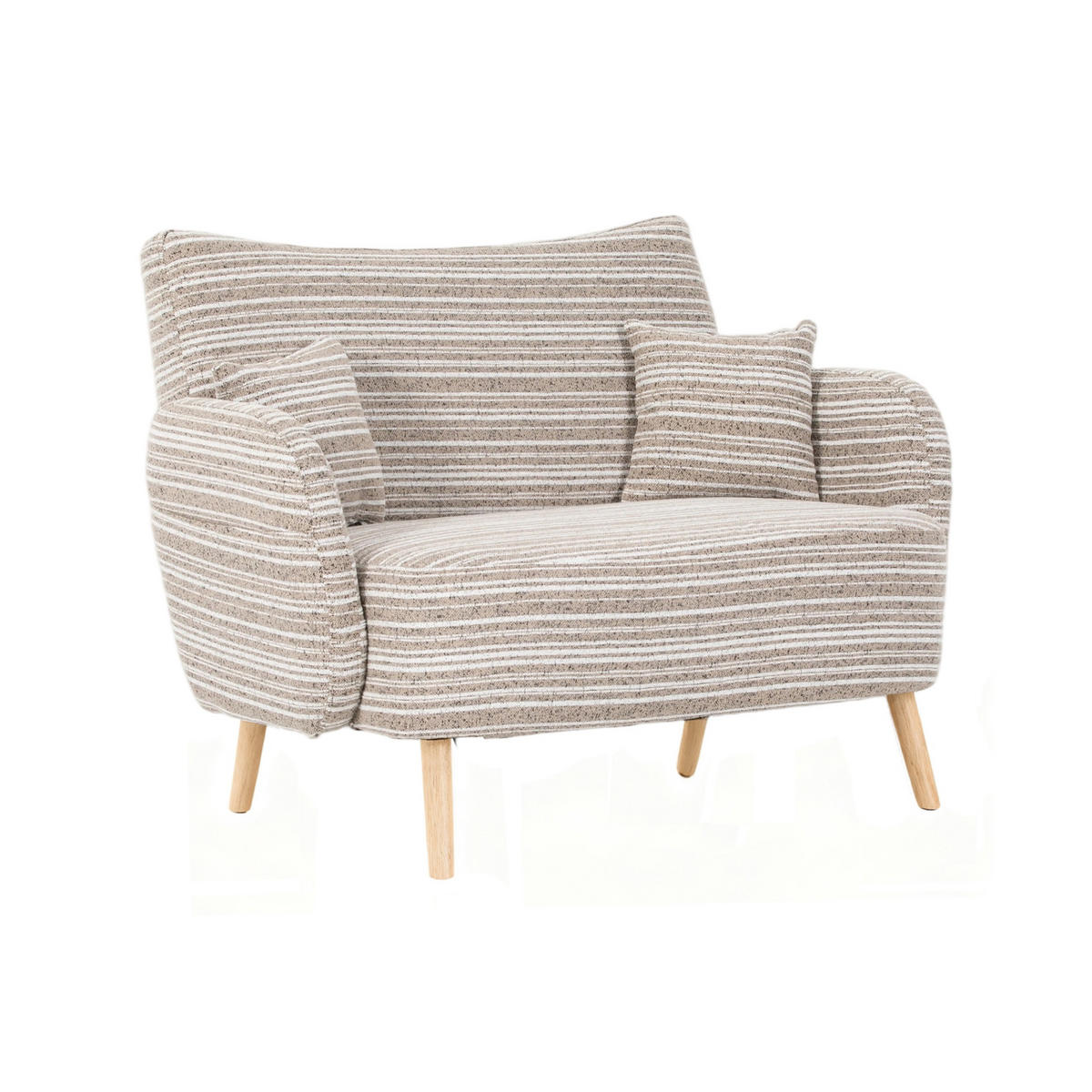 BIG SESSEL,Relaxsessel,Loungesofa,XXL-Sessel,Bouclé,Khaki - Braun, Textil (121/63/81.5cm) - LVHOM