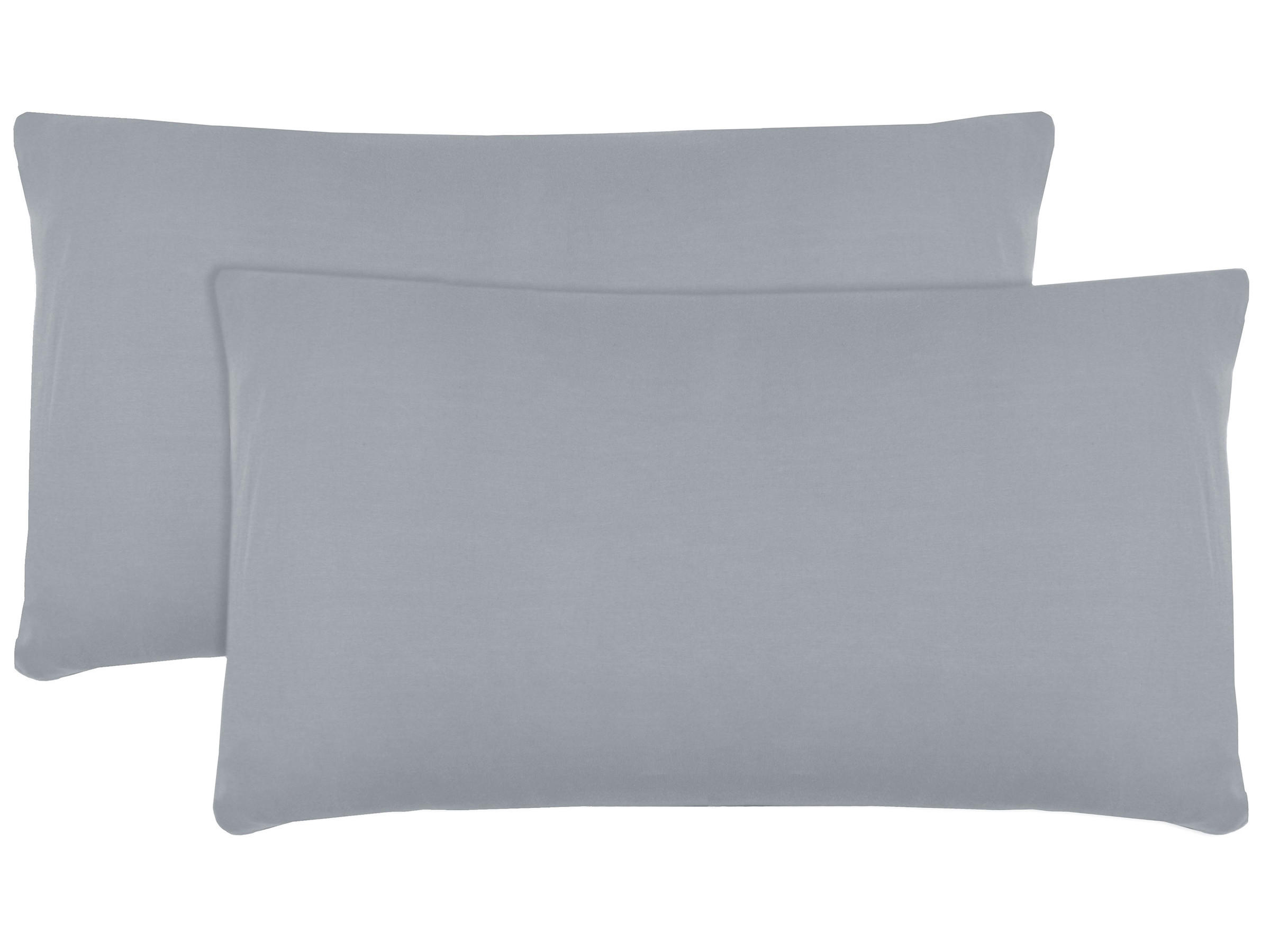 KISSENBEZUG, 2er-Set, 40x80 cm, 100% Baumwolle, Grau - Grau, Textil (40/80cm) - Zollner