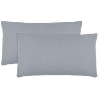 KISSENBEZUG, 2er-Set, 40x80 cm, 100% Baumwolle, Grau - Grau, Textil (40/80cm) - Zollner