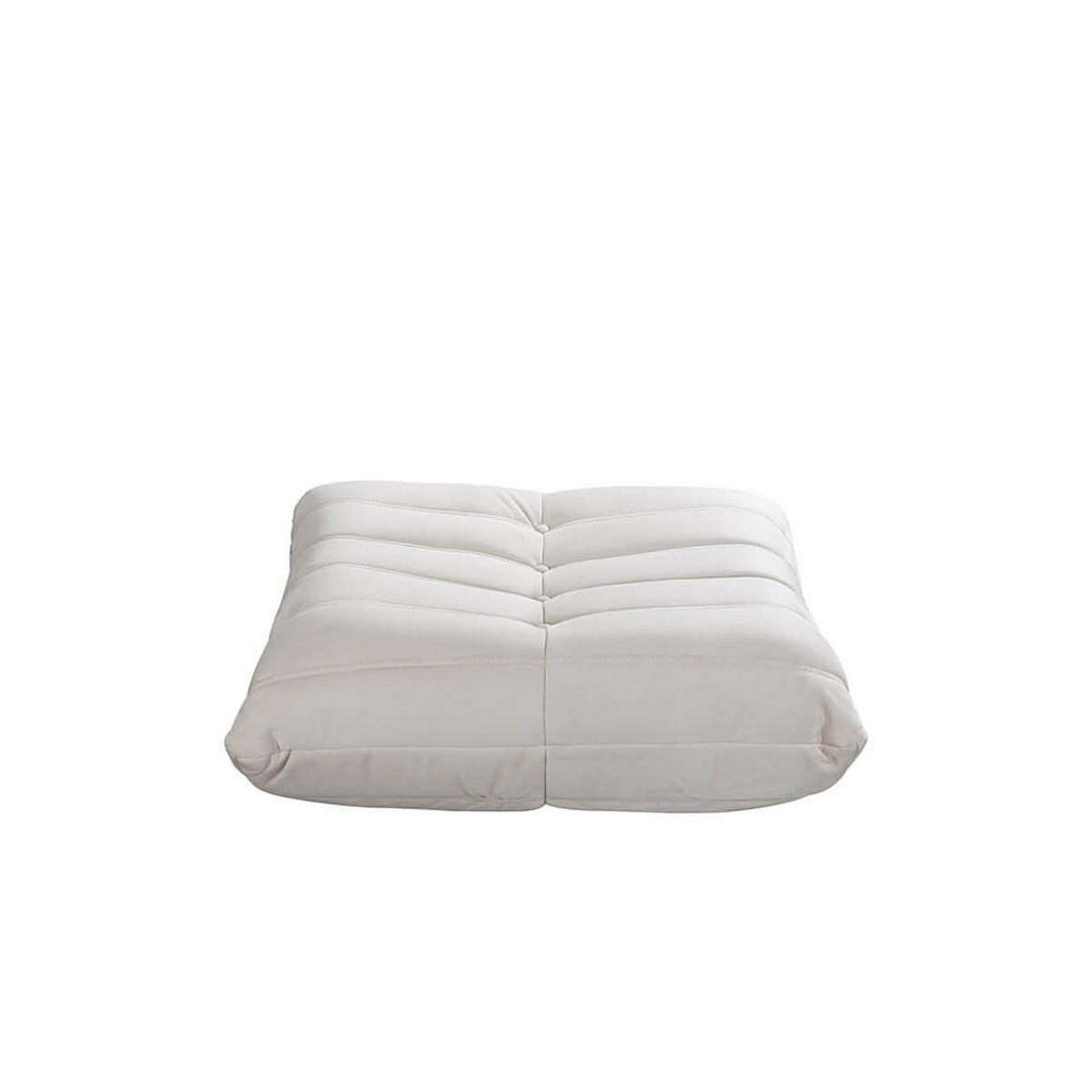 RELAXSESSEL mit Hocker CHILL - Beige - Beige, Kunststoff (102/70/87cm) - Home Deluxe