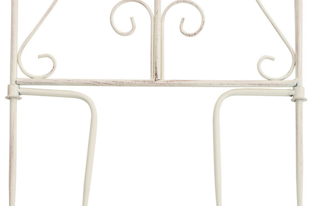 RANKGITTER Burg - 2er Set antik-creme - Naturfarben, Metall (35/122/7cm) - TPFLiving