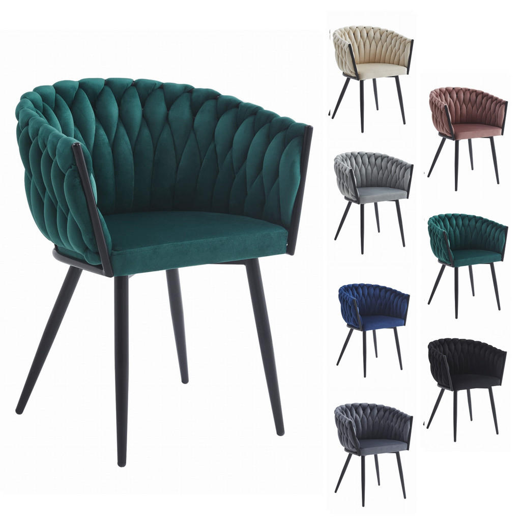 Thumbnail - Komodee Stuhl, Anthrazit, Textil, 56x84x62 cm, Esszimmer, Stühle, Esszimmerstühle, Vierfußstühle