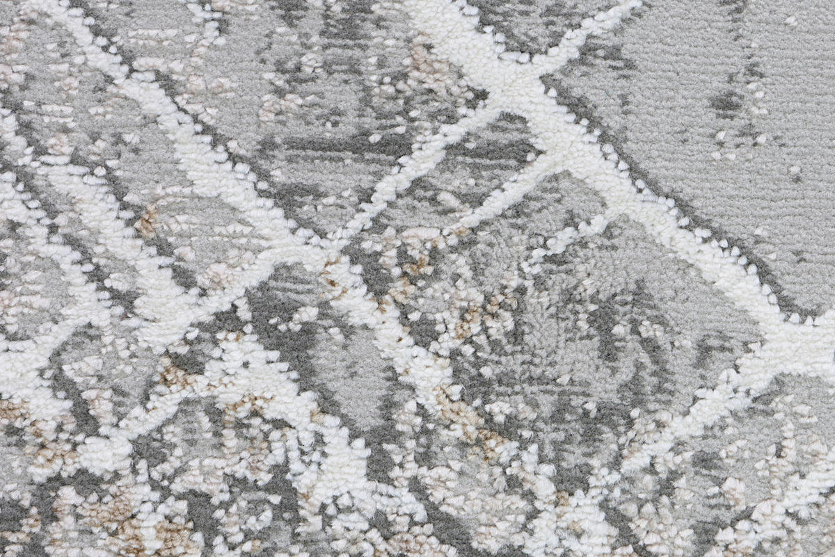 TEPPICH COMO Grau 140/200 cm - Grau, Kunststoff (140/200cm) - Tapiso