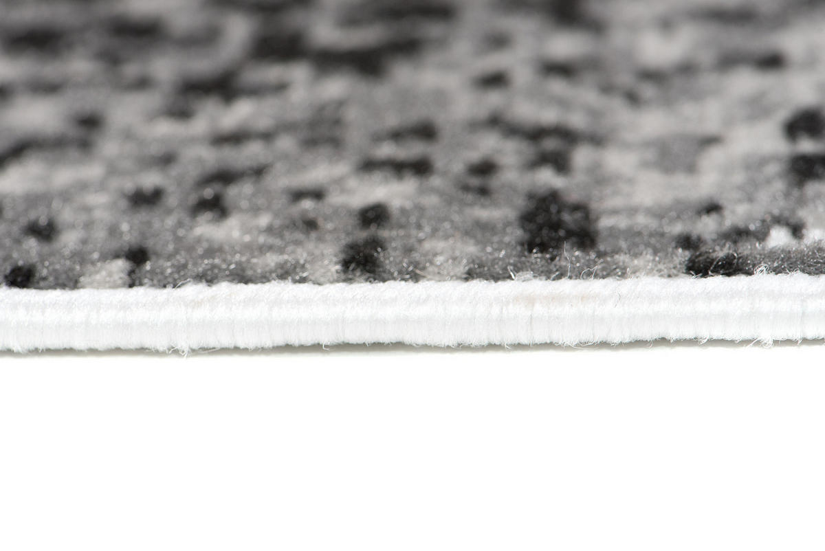 TEPPICH MAYA Dunkelgrau Meliert Streifen Splash 250/300 cm - Dunkelgrau, Textil (250/300cm) - Tapiso