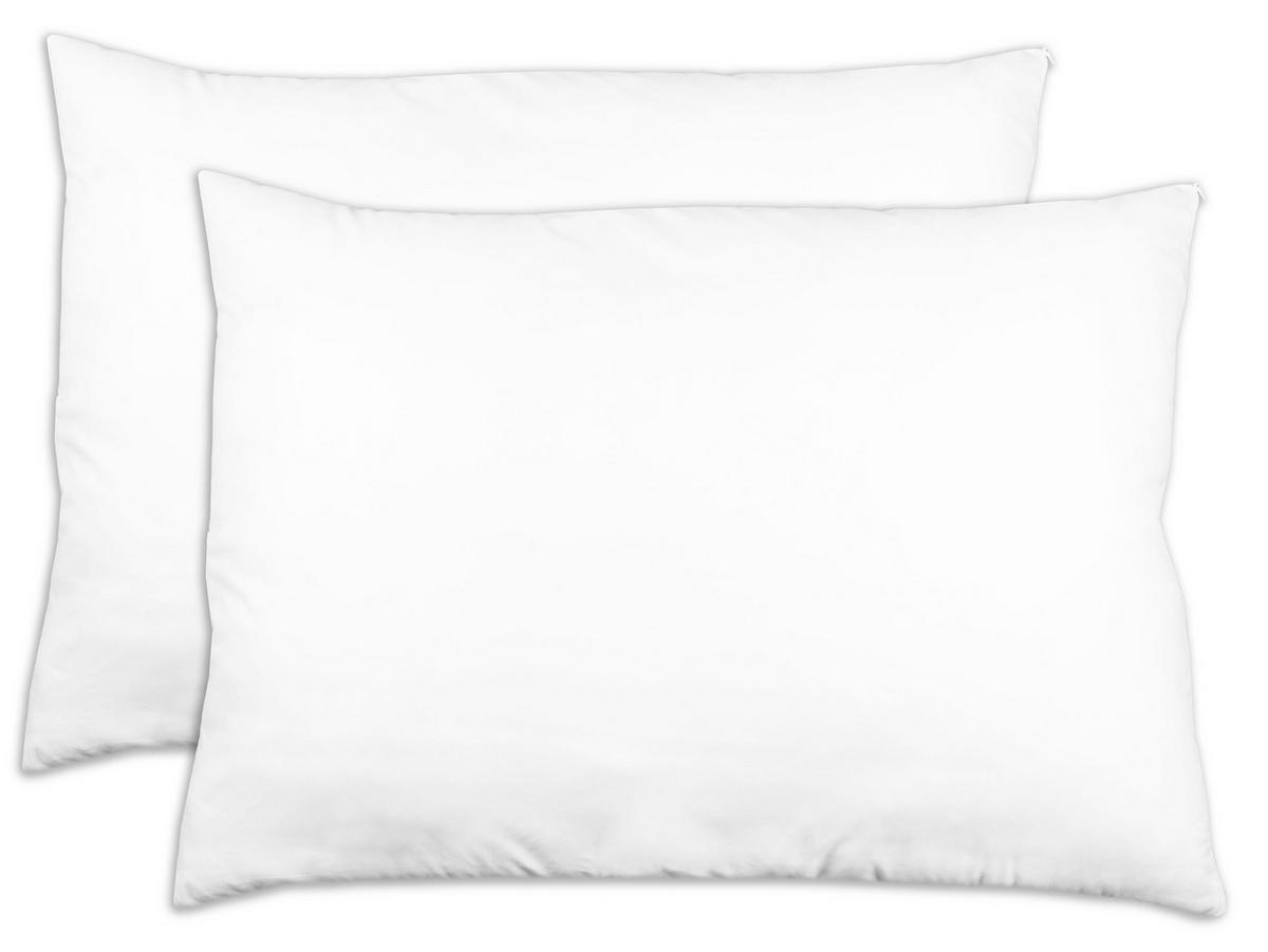 KISSEN, 60x80 cm, 100% Polyester, Weiß - Weiß, Textil (60/80cm) - Zollner