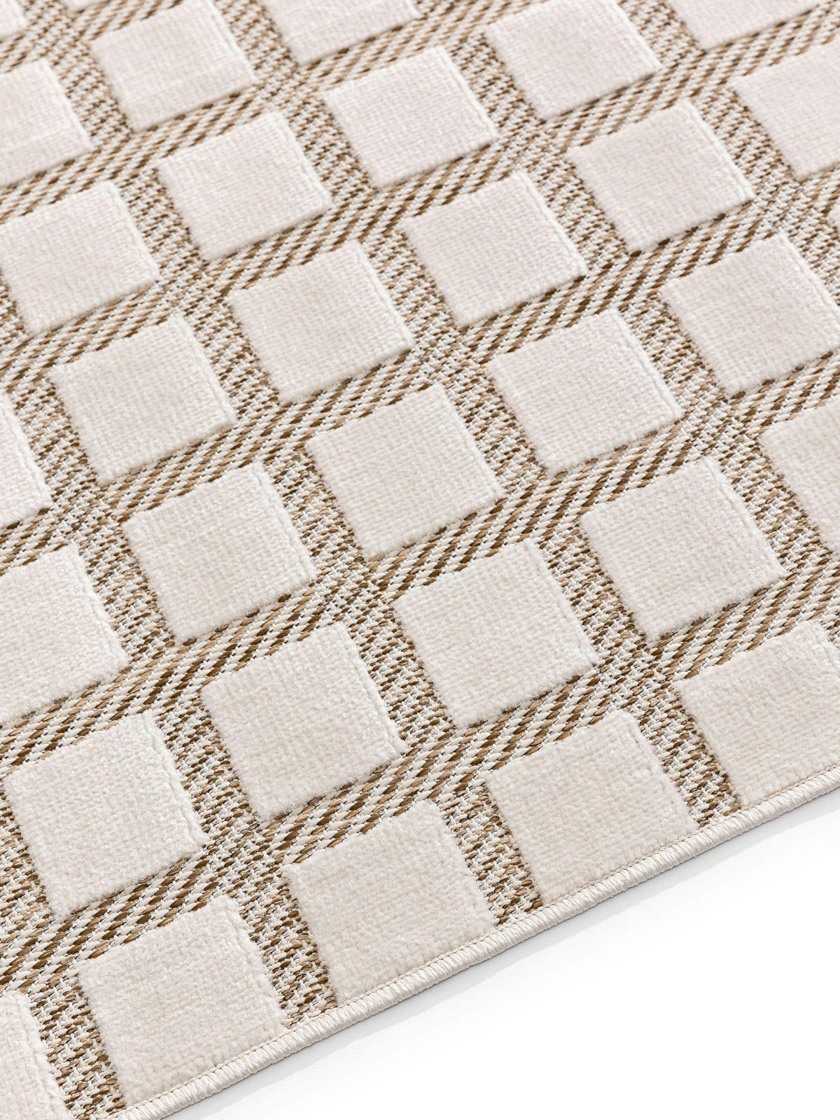 OUTDOORTEPPICH Kaleo Cream/Beige 160x230 cm - Creme, Kunststoff (160/230cm) - benuta