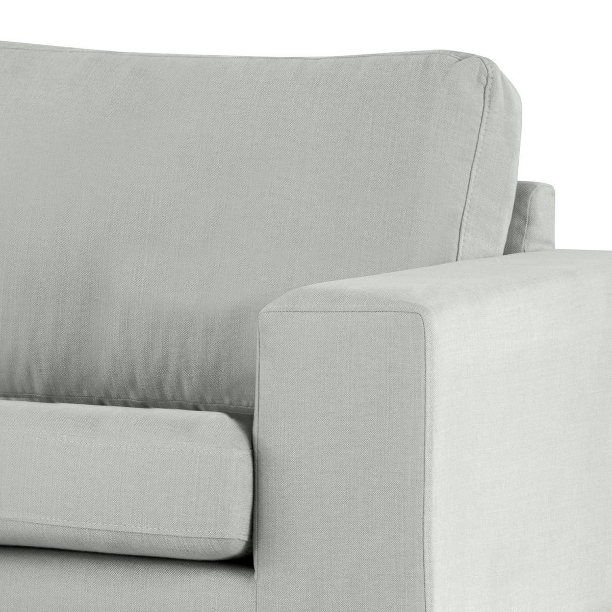 SESSEL - Buchefarben/Grau, Buchenholz/Textil (122/81/88cm) - home24