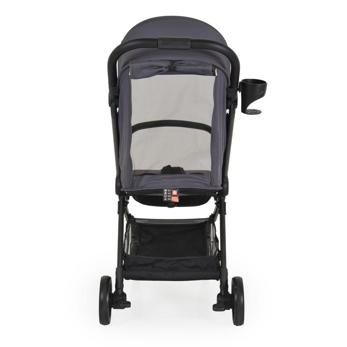KINDERWAGEN, Sommerbuggy Flip grau klappbar Getränkehalter Korb Stoßdämpfer - Grau, Metall (88/50/106cm) - Cangaroo