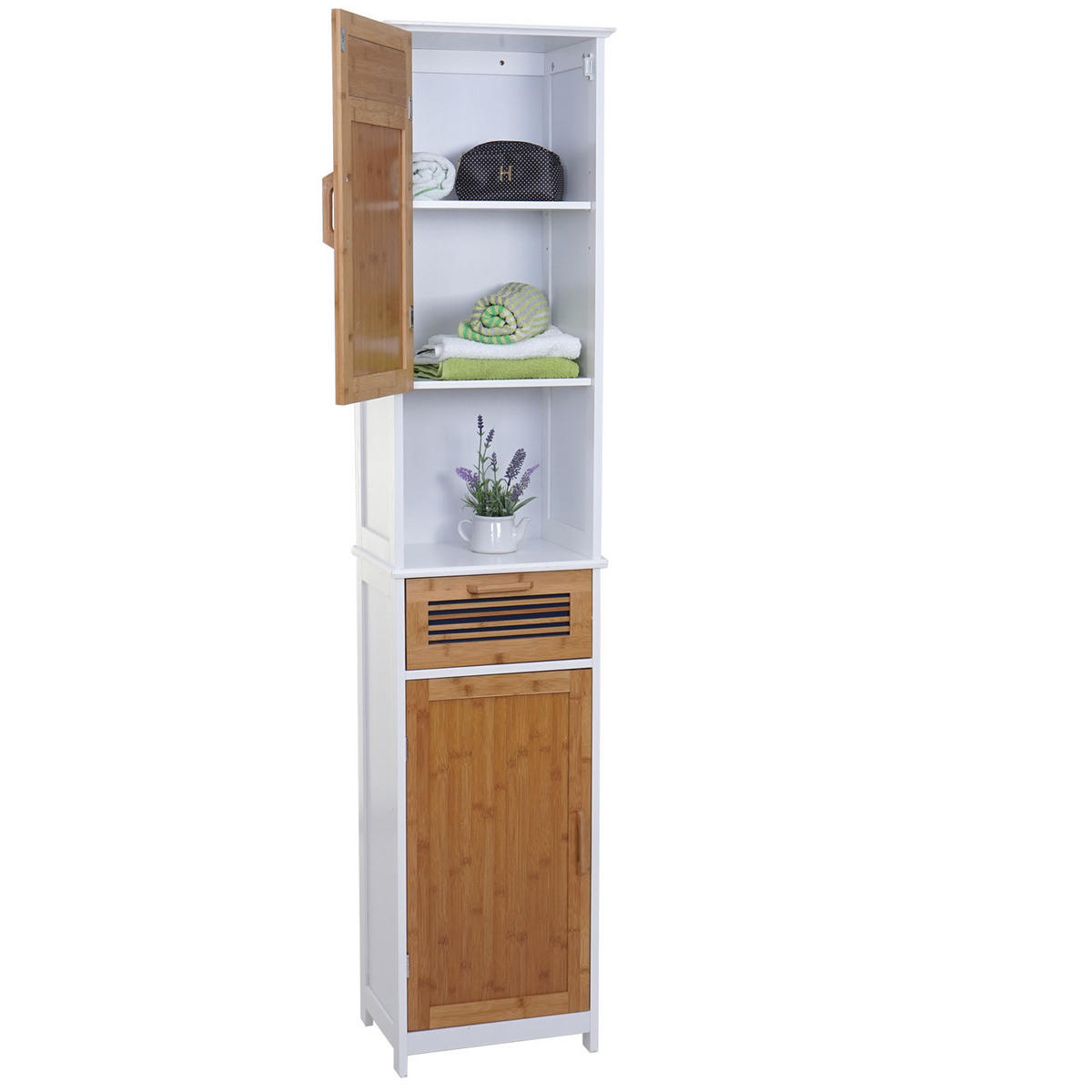 BADMÖBEL Braun 4-tlg.-Set - Braun, Holz (40/180/31cm) - MCW