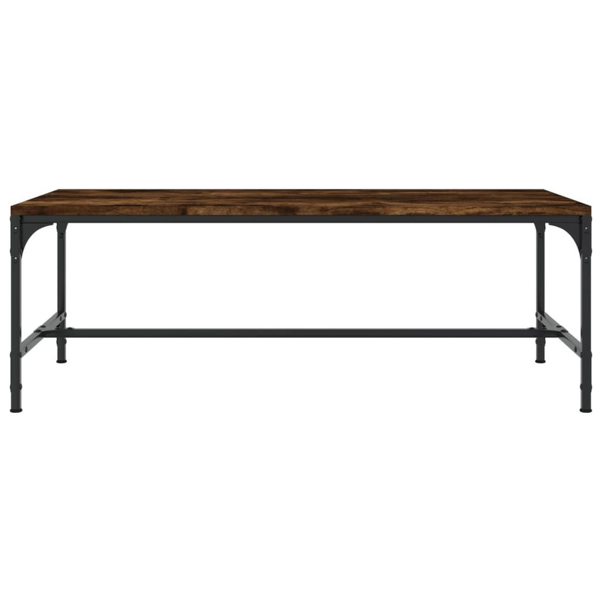COUCHTISCH Räuchereiche 100x50x35 cm Holzwerkstoff - Braun, Holzwerkstoff (100/50/35cm) - furnicato