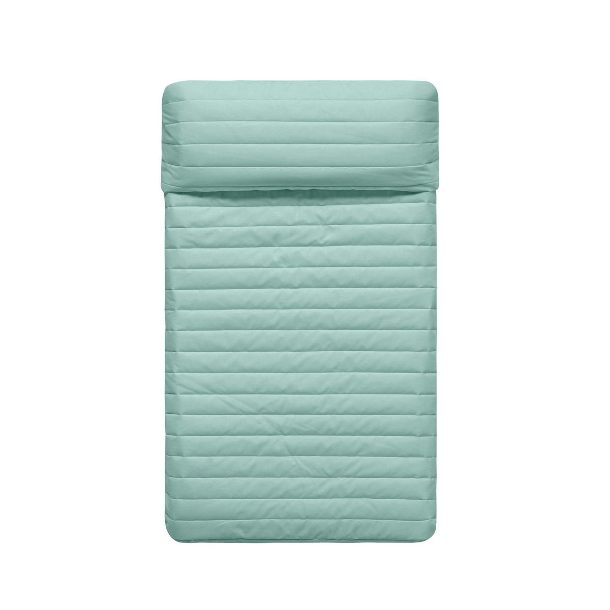 TAGESDECKE Dash Minze 100x130 cm (Kinderbett) - Mintgrün, Textil (100/130cm) - Happy Friday