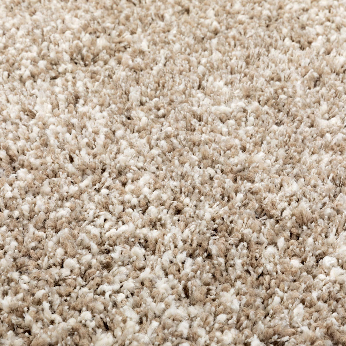 HOCHFLORTEPPICH 120/120 cm Twilight rund - Sandfarben, Textil (120/120cm) - Steffensmeier