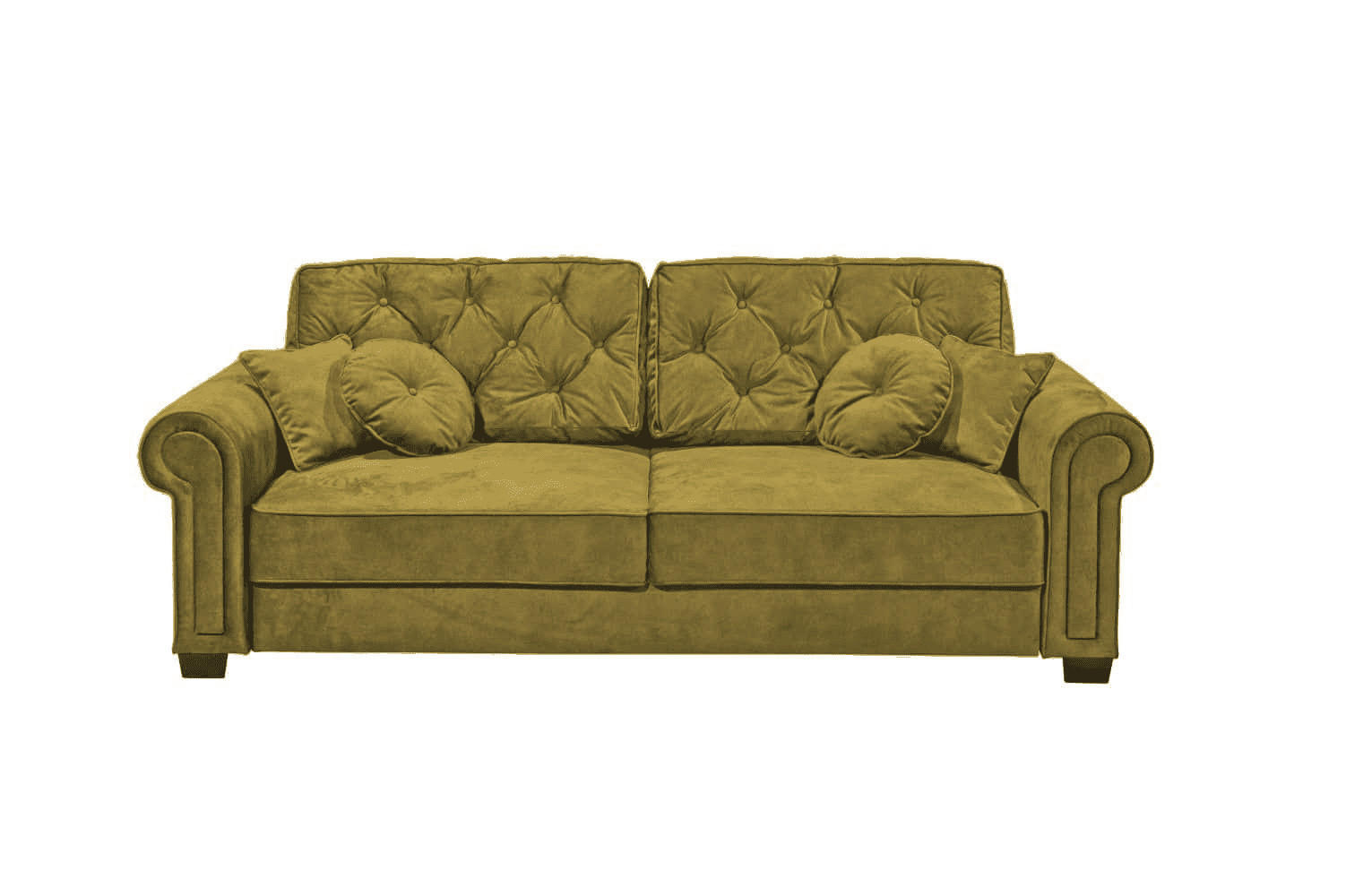 2-SITZER mit Schlaffunktion und Bettkasten - Bernsteinfarben/Schwarz, Kunststoff/Textil (252/102/115cm) - ed exciting design