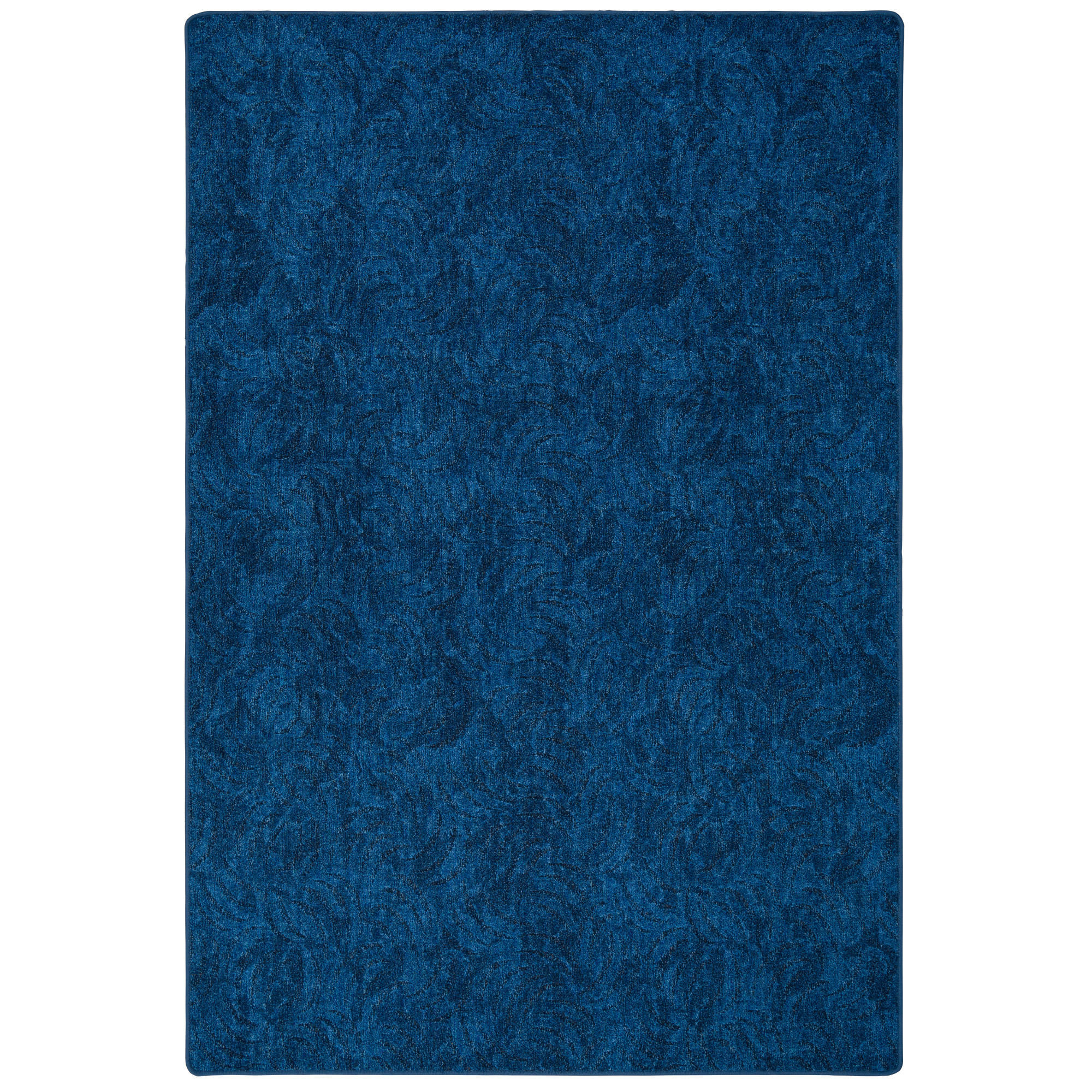 KONTURENSCHNITT HOCHFLOR LANGFLOR TEPPICH FRIEDA - Blau, Textil (100/100cm) - Snapstyle