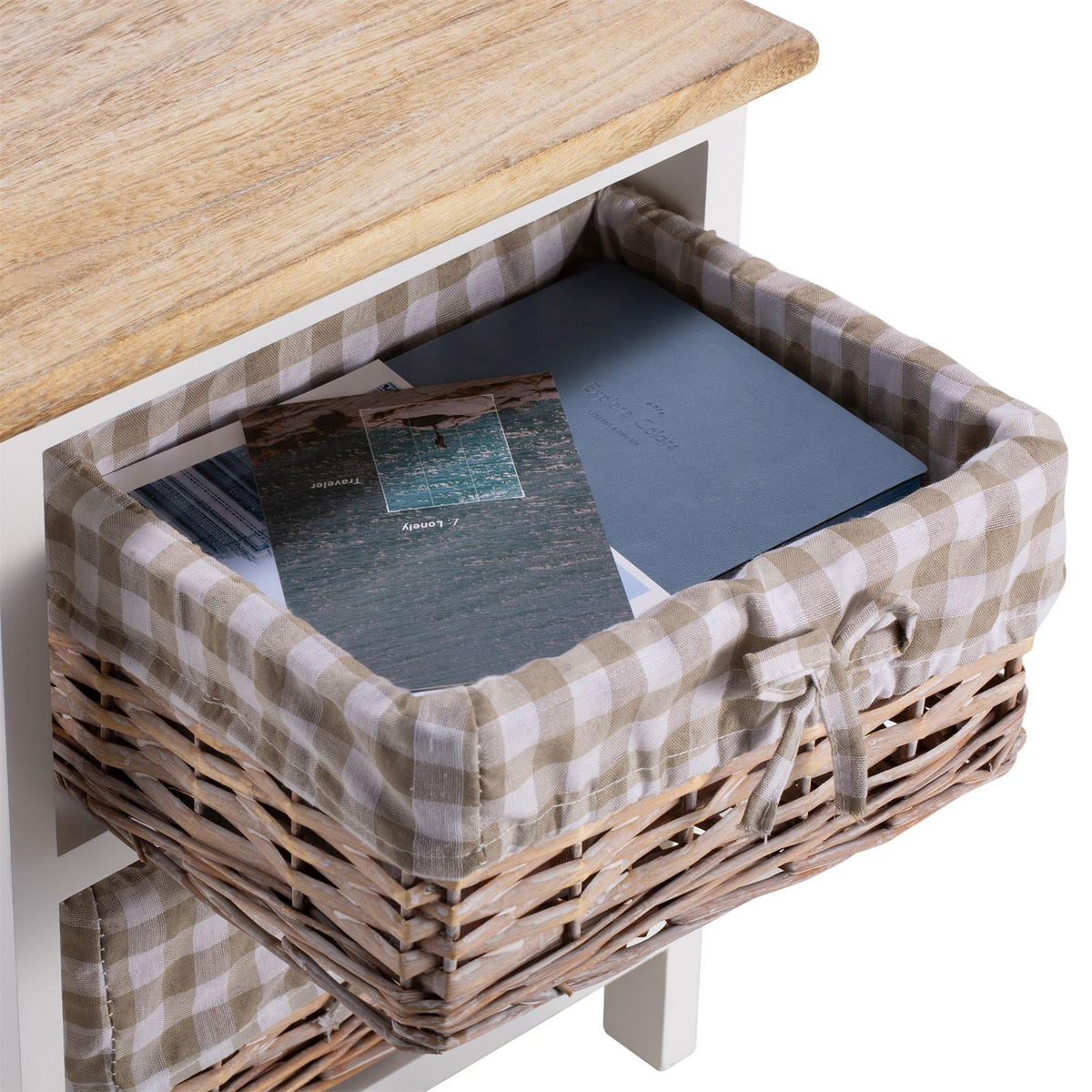 NACHTTISCH PERUGIA - Braun, Holz (32/40/26cm) - CARO-Möbel