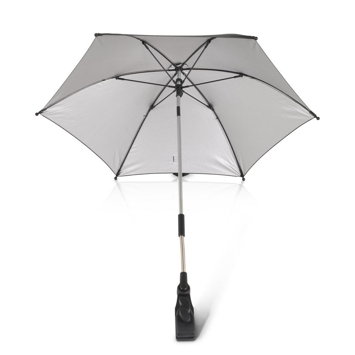 KINDERWAGEN Sonnenschutz KWM0185 schwarz Sonnenschirm, UV-Schutz, 80 cm, universell passend, 3-fach verstellbar - Schwarz, Textil (80/80/80cm) - Moni