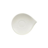 KAFFEEUNTERTASSE Flow weiß 18 x 15 cm - Weiß, Keramik (1cm) - Villeroy & Boch