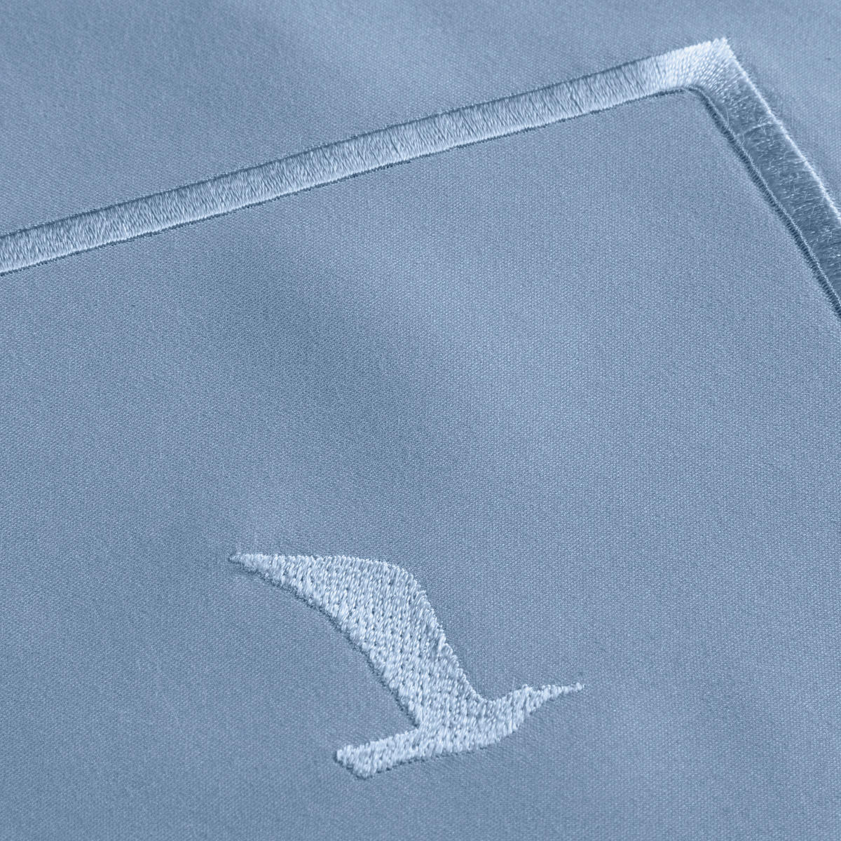 BETTWÄSCHE LUXURY - Hellblau, Textil (40/80cm) - MÖVE