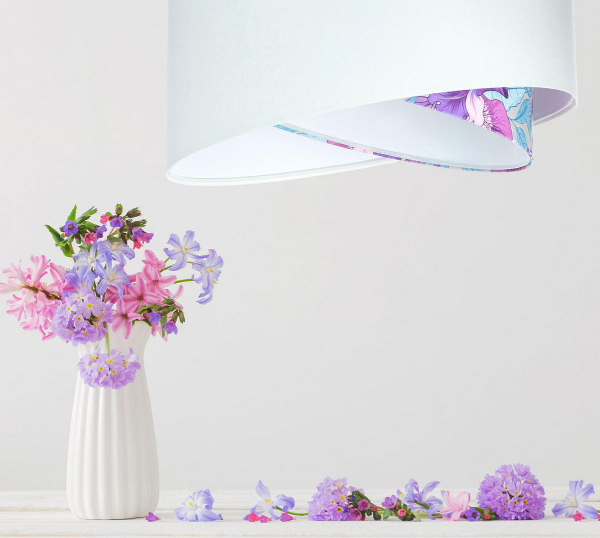 HÄNGELEUCHTE Lila 50/23 cm - Lila, Kunststoff (50/1/23cm) - ONZENO