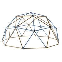 KLETTERGERÜST MATTI - Blau - Blau/Bronzefarben, Kunststoff (305/150/305cm) - Home Deluxe