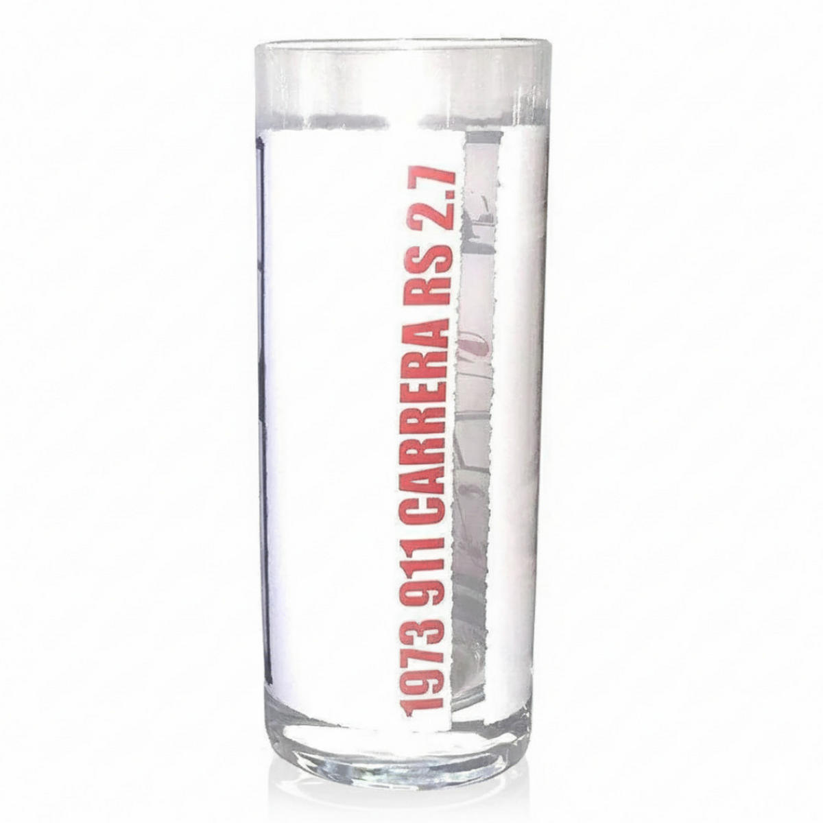 LONGDRINKGLAS Carrera Mehrfarbig 300ml, Kristallglas, Cocktailglas, Trinkglas, Sammlerglas, Barglas, Designglas, Whiskyglas, Geschenkidee, Glasbecher - Transparent, Keramik (0.3L) - Porsche
