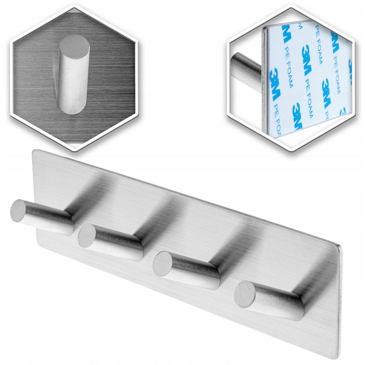 KLEIDERBÜGEL silber - Silberfarben, Metall (18/5cm) - KADAX