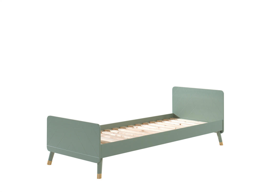 KINDERBETT BILLY Grün 95x204x74 cm - Grün, Holz - FURNLUX
