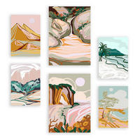 POSTER Set Mit 6 Komplexe Natur 2 A3 & A4 Rahmenlos - Klar, Papier (29/3cm) - Nacnic