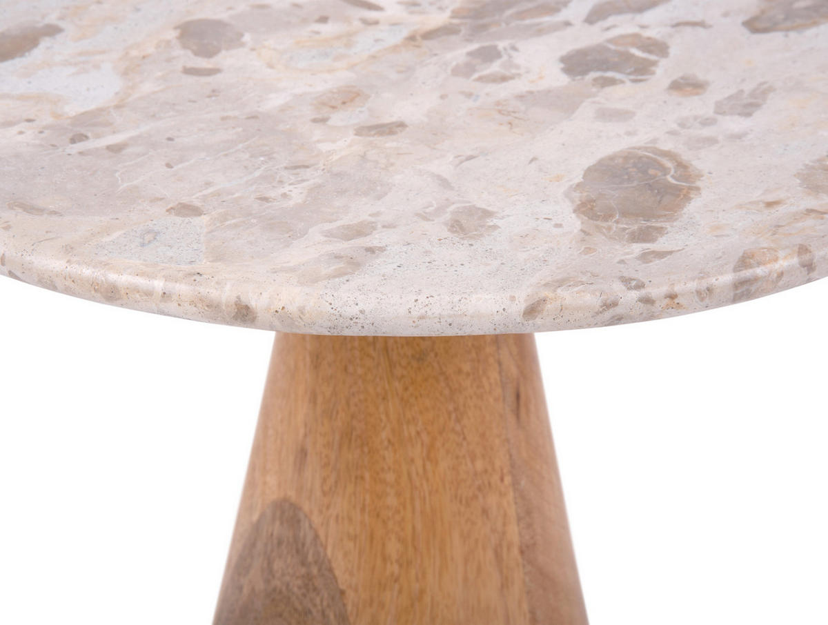 BEISTELLTISCH Force Wide 50/50/38 cm - Braun, Naturmaterialien (50/50/38cm) - Leitmotiv