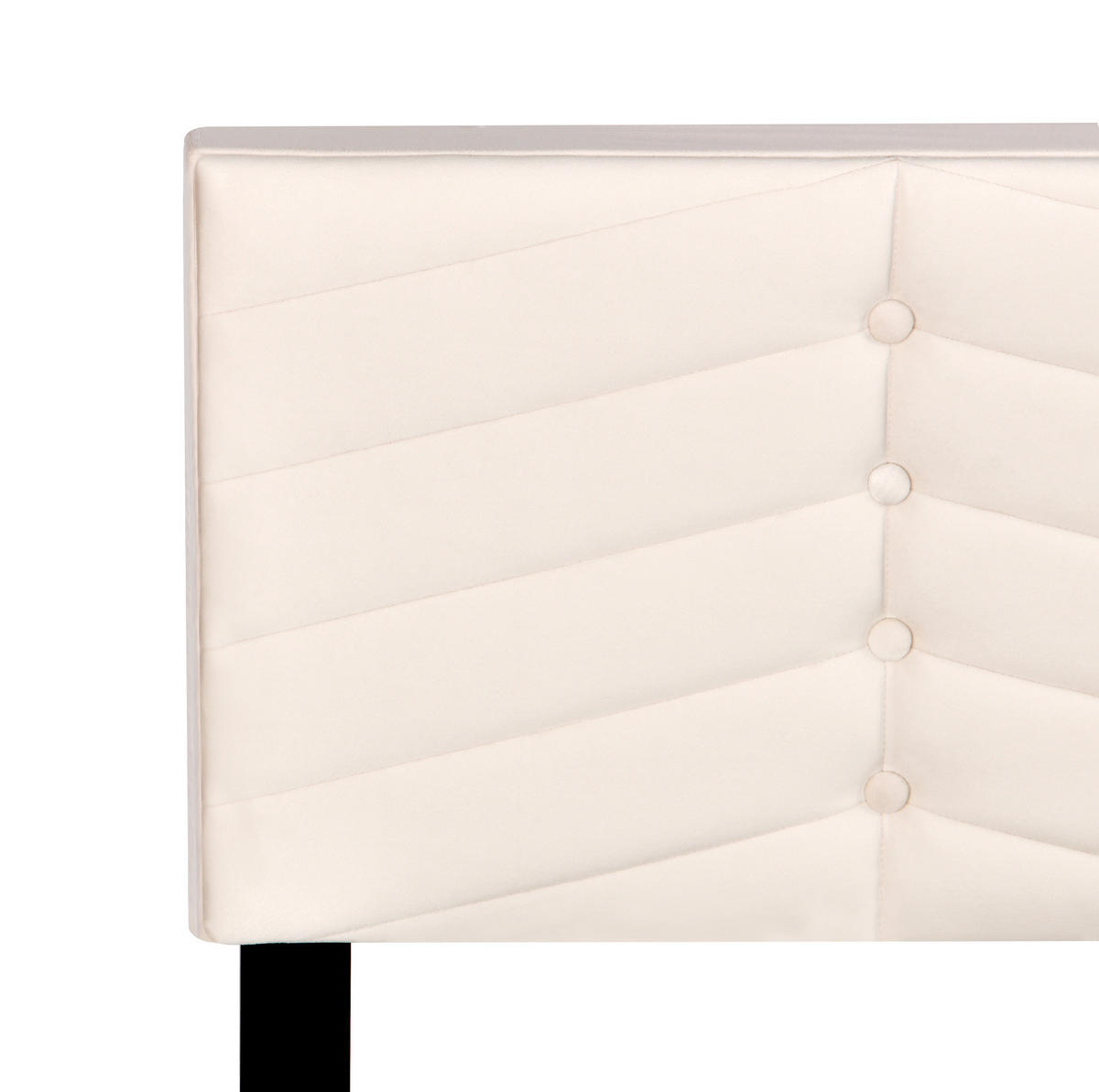 POLSTERBETT 140/200 cm beige mit höhenverstellbarem Kopfteil und Lattenrost - Beige, Textil (140/200cm) - OKWISH