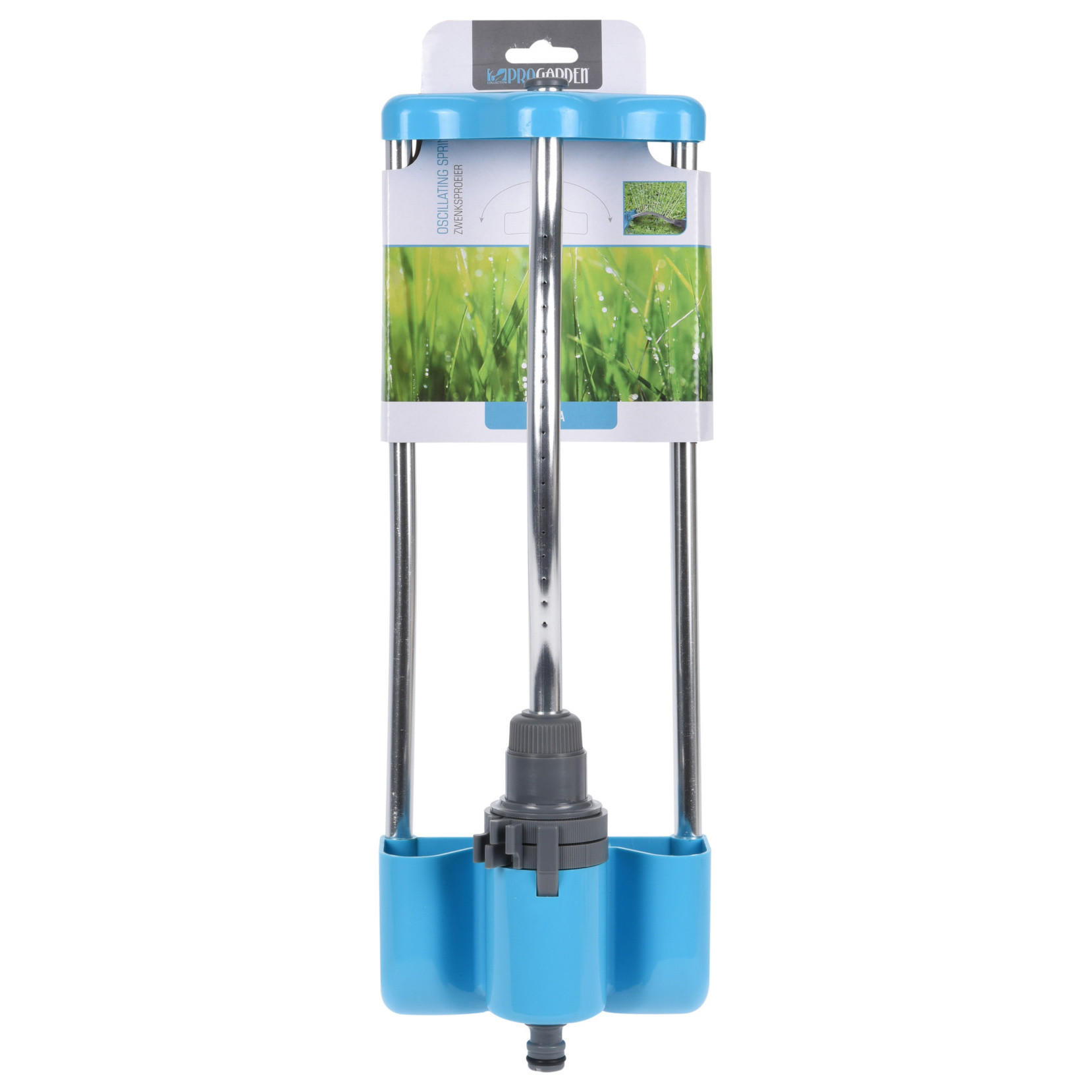 RASENSPRINGER oszillierend - Blau, Kunststoff (8.8/42/14.5cm)