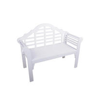 GARTENBANK Tampa Terrassenbank - Eukalyptusholzfarben, Holz (54/95/124cm) - DELUKE