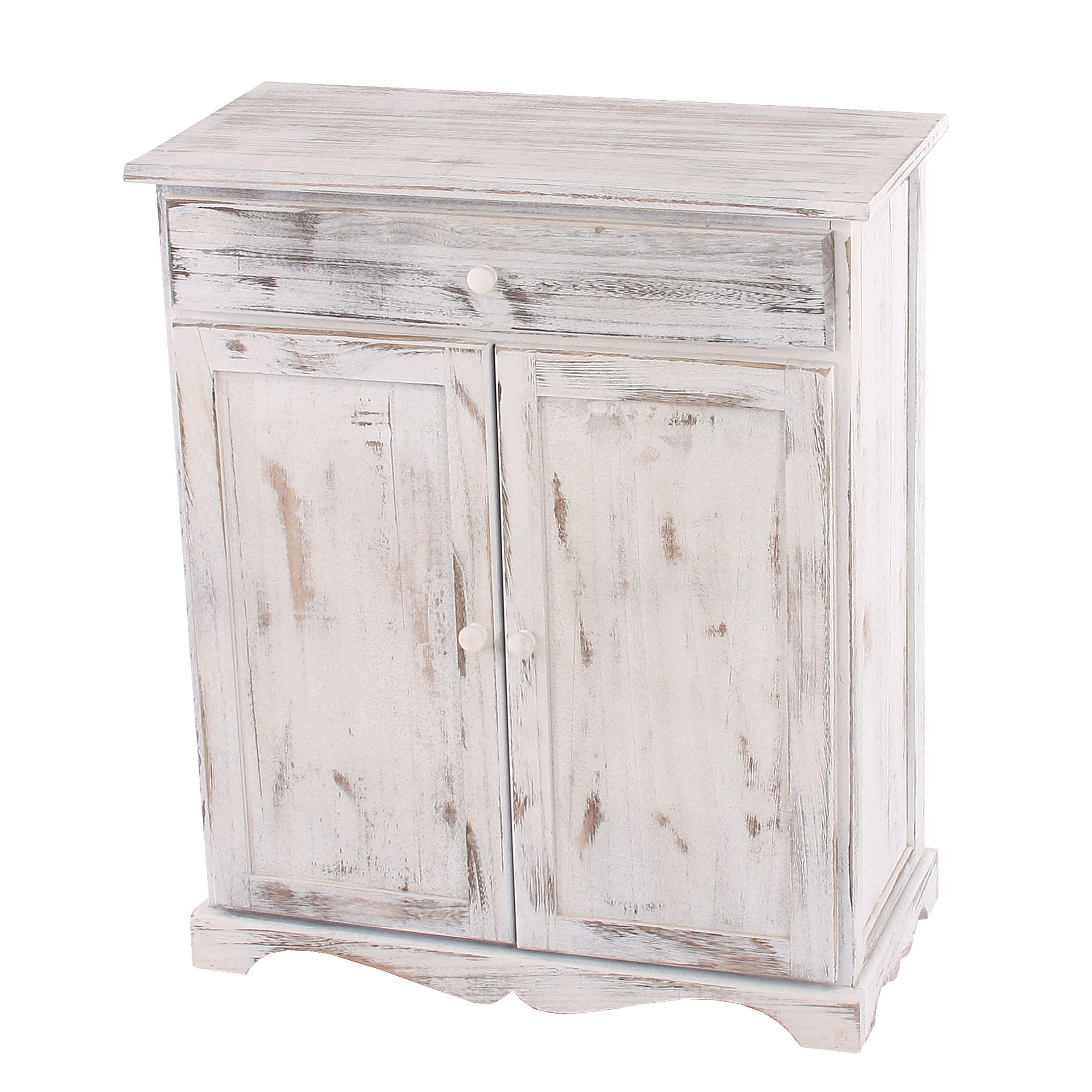 KOMMODE SCHRANK Weiß - Weiß, Holz (66/78/33cm) - MCW