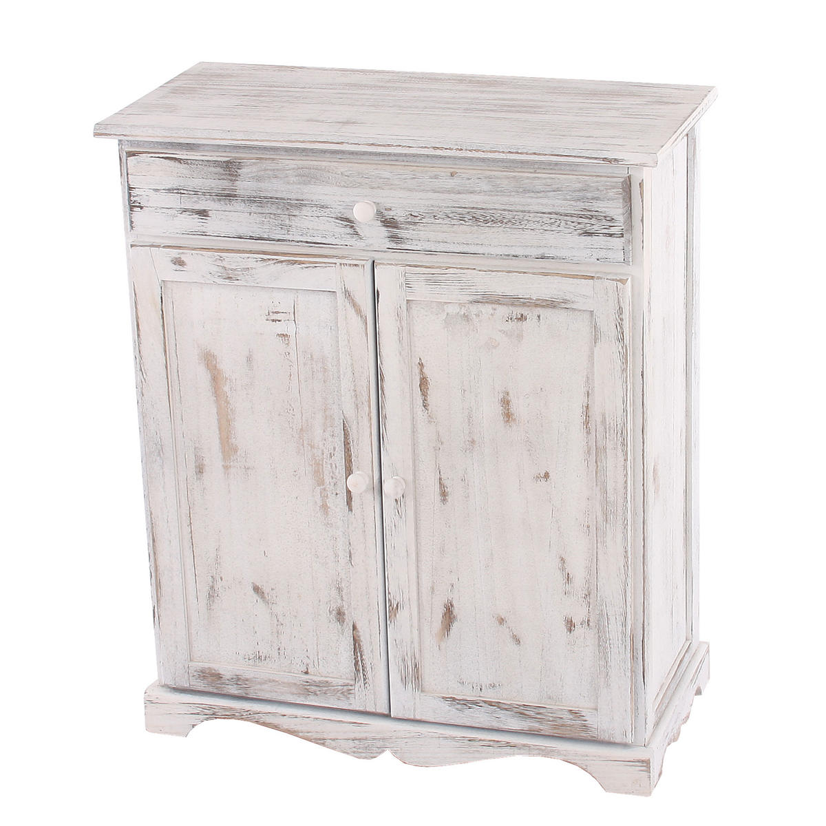 KOMMODE SCHRANK Weiß - Weiß, Holz (66/78/33cm) - MCW