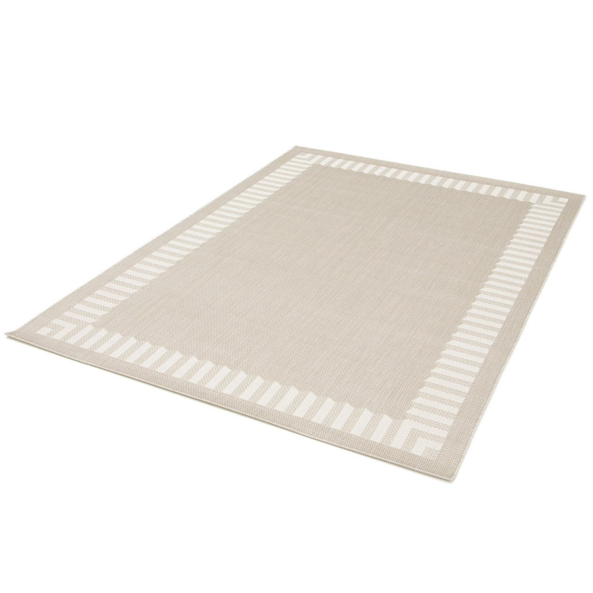 DESIGN Teppich für Innen und Außen beige - Beige, Textil (120/170cm) - AFK Living